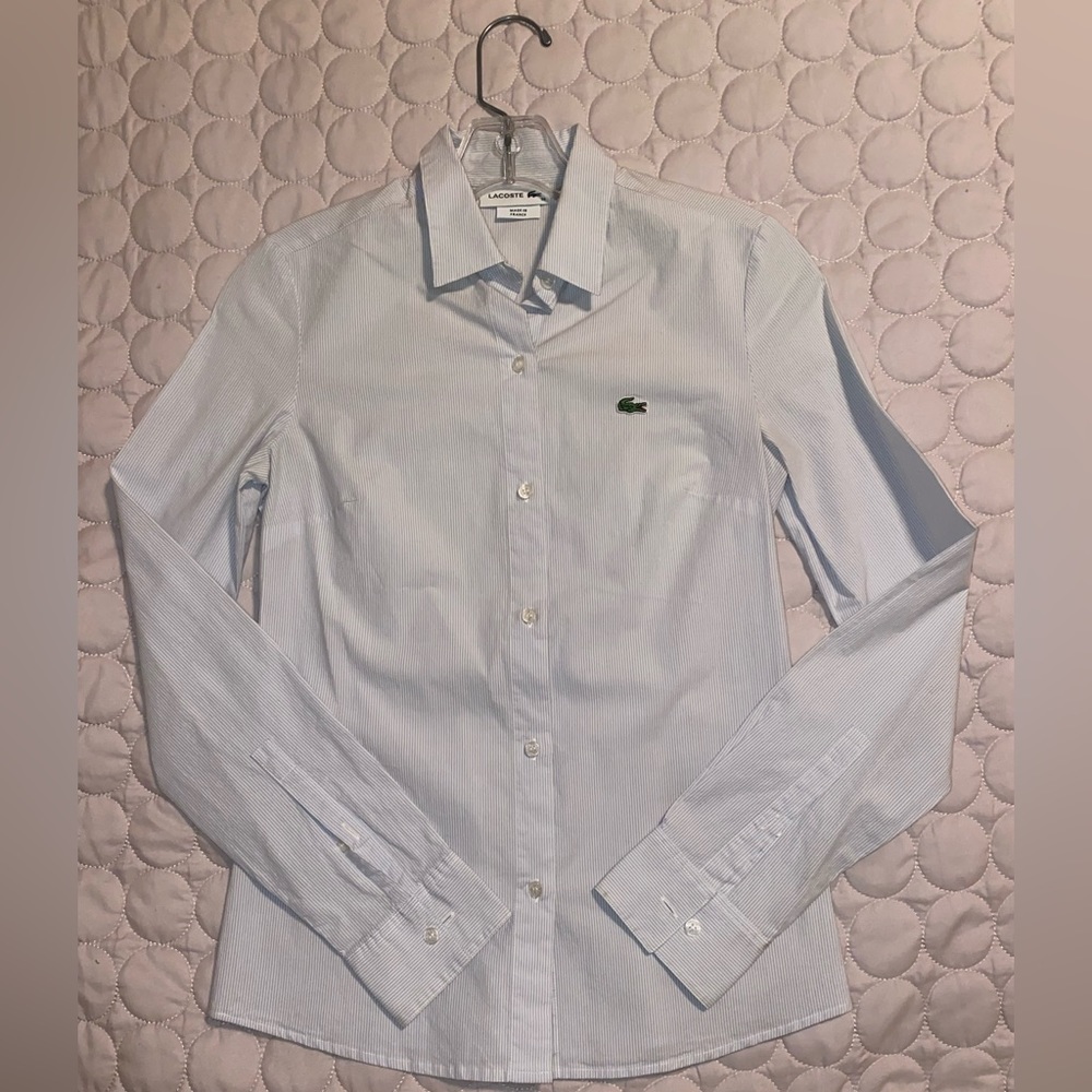Lacoste Women’s Oxford Button Down Blouse